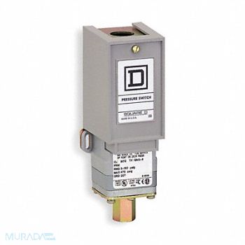 SQUARE D Pressur Swtch Diaphrgm 5 to 250 psi SPDT, 1A353