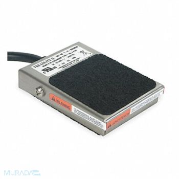 LINEMASTER Light Duty Foot Switch Momentary Action, 1AGP6