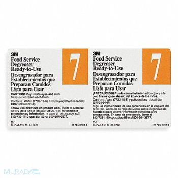 TOLCO Secondary Bottle Label Gloss Paper PK12, 1CJ90