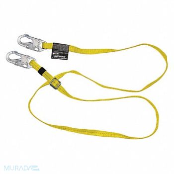 HONEYWELL MILLER K3313 Positioning Lanyard Yellow Adjustable, 45JJ98