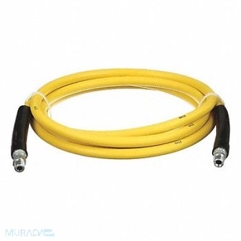 CONTINENTAL Pressure Washer Hose Yellow 15 ft L, 804UT9
