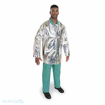 STEEL GRIP D1263 Aluminized Jacket L PFR Rayon, 6AL71
