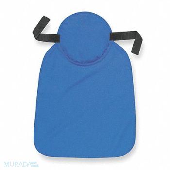 CHILL-ITS BY ERGODYNE Cooling Pad with Neck Shade Cotton Blue, 1EC85