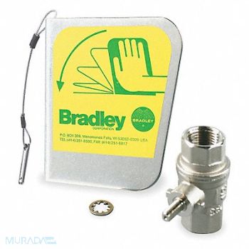 BRADLEY Stainless Handle Ball Valve Harness, 1FBE5