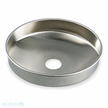 BRADLEY Stainless Eyewash Bowl 10 In Dia, 1FBF4