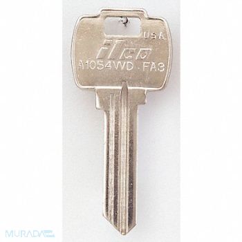KABA ILCO Key Blank Brass Type FA3 6 Pin PK10, 1GAP6