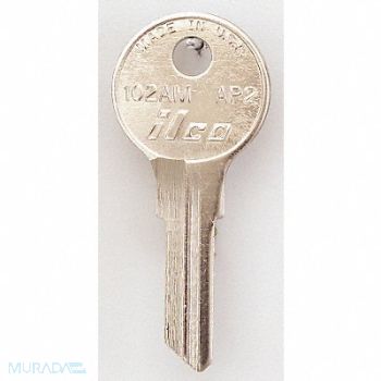 KABA ILCO Key Blank Brass Type AP2 6 Pin PK10, 1GAT2