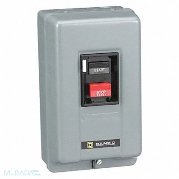 SQUARE D Manual Motor Starter NEMA 600VAC 3P, 1H417