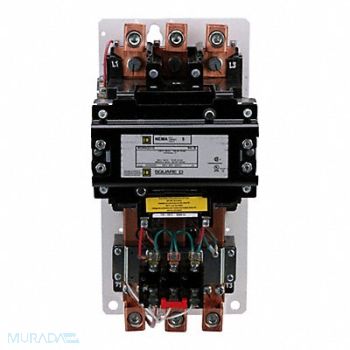 SQUARE D Magnetic Motor Starter NEMA 120V 3P 270A, 1H553