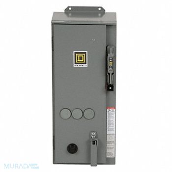 SQUARE D NEMA Fusible Str Size 0 120V Coil 12 Enc, 1H688