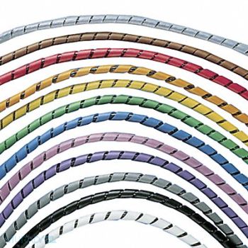 PANDUIT Spiral Wrap 0.750 in 100 ft L Natural, 1LEZ6