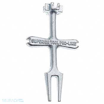 SUPERIOR TOOL Plug Wrench Zinc 6, 1LNY9