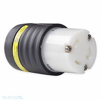 LEGRAND Connector 125VAC 30A L5-30R 2P 3W, 1LWJ6