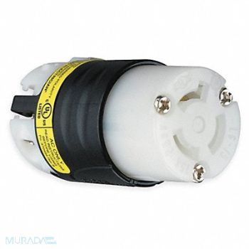 LEGRAND Connector 250VAC 15A L6-15R 2P 3W, 1LWJ8