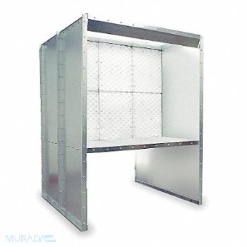 GLOBAL FINISHING SOLUTIONS Paint Spray Booth 5 x4 x3 ft., 1MAH5