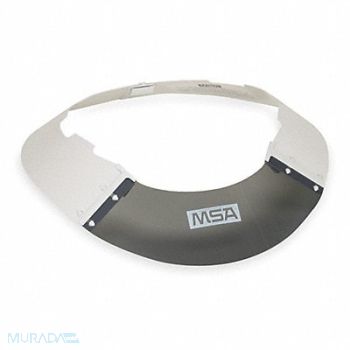 MSA Visor Polycarbonate Gray/White, 1MDV7