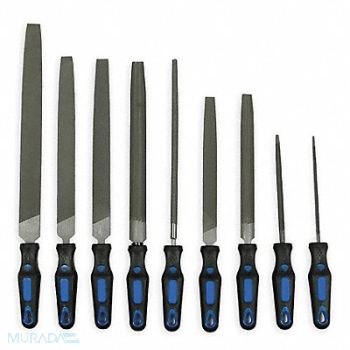 WESTWARD General Purpose File Set Ergonomic 9 PC, 1NFK8