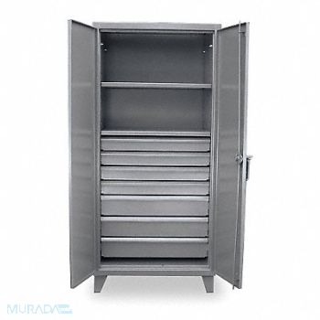 STRONG HOLD StrgCab Leg Dark Gray 78 x 36 x 24, 1UBW8