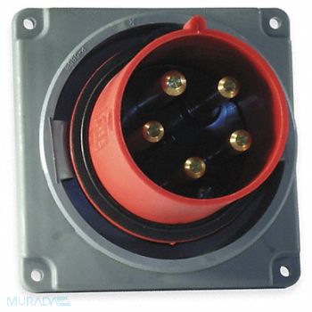 HUBBELL IEC Pin and Sleeve Inlet 100A 277/480V, 1VCP3