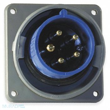 HUBBELL IEC Pin and Sleeve Inlet 20A 120/208V, 1VCR3