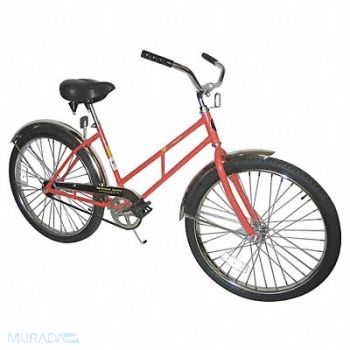 GRAINGER APPROVED Bicycle Ladies Style 26 In Wheel Black, 8YAG2