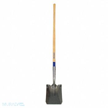 WESTWARD Square Point Shovel 48 In.Handle 14 ga., 1WG32