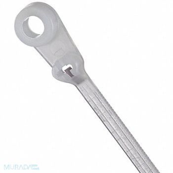 TY-RAP Cable Tie Mnt 5.9 in Natural PK1000, 1XFT9
