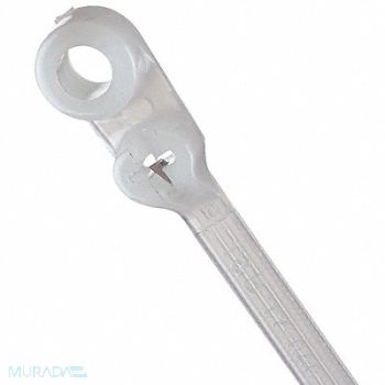 TY-RAP Cable Tie Mountble 7.8in Natural PK1000, 1XFV2