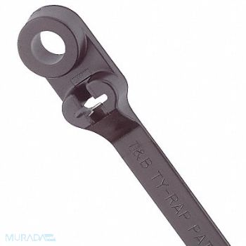 TY-RAP Cable Tie Mountable 14 in Black PK500, 1XFV5