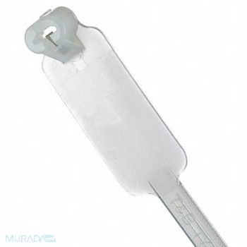 TY-RAP Cable Tie w Tag 7.25 in Ntrl PK1000, 1XFV7