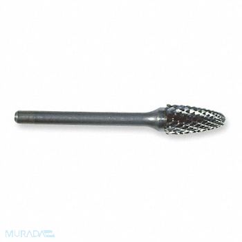 WIDIA METAL REMOVAL Carbide Bur Round Nose Tree 3/4 Dbl Ct, 6KJN8