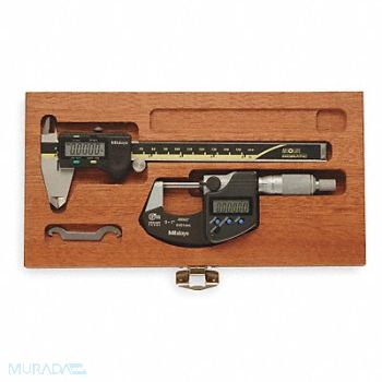 MITUTOYO Precision Meas.Tool Kit Digital Caliper, 1ZRV5