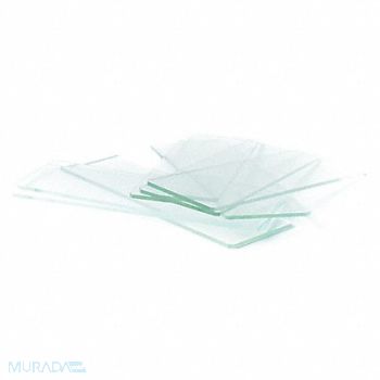 LAB SAFETY SUPPLY Slide Clipped Corner Ground Edges PK72, 20F865