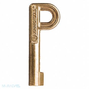 JONARD TOOLS P Key For Self Lock Pedestal Lock Brass, 20FV30
