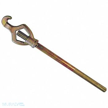 MOON AMERICAN Adj. Hydrant Wrench 17.7 L Steel, 20JP20