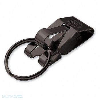 LUCKY LINE PRODUCTS Key Chain Steel Black PK10, 20KR29