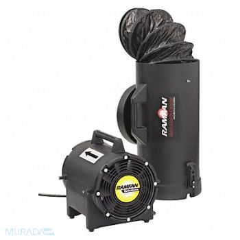 RAMFAN Conf.Sp.Fan w/duct Ex-Prf 8In 1/4HP 230V, 20LP10