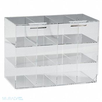 BRADY Safety Glasses Holder 11-1/2in.H Acrylic, 20RX98