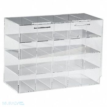 BRADY Safety Glasses Holder 11-3/4in.H Acrylic, 20RY01