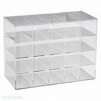 BRADY Safety Glasses Holder 11-3/4in.H Acrylic, 20RY02