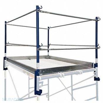 METALTECH Scaffold Tower Guardrail System Steel, 20TN29