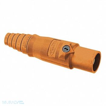 HUBBELL Connector 3R 4X 12 Male Org 2/0 to 4/0, 20TR53