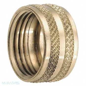 GRAINGER APPROVED Garden Hose Repair Fitting Brass 3/4 GHT, 20XP95