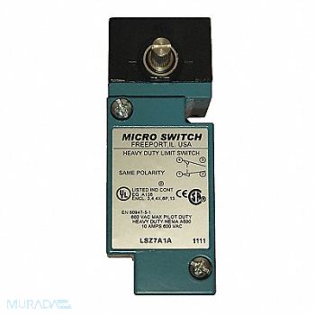 HONEYWELL MICRO SWITCH Limit Switch Head Rotary Top 4 in.-lb, 20Y060