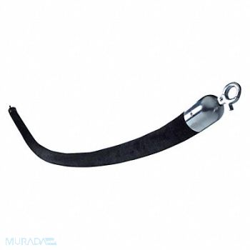 VISIONTRON Barrier Rope 1-1/2 In x 6 ft Black, 20YV09