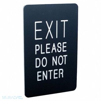 VISIONTRON 7x11 Sign- EXIT/EXIT PLEASE DO NOT ENTER, 20YV21