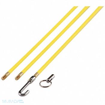 WESTWARD Wire Fish Stick Set 12 ft 5 Pc, 21CJ17