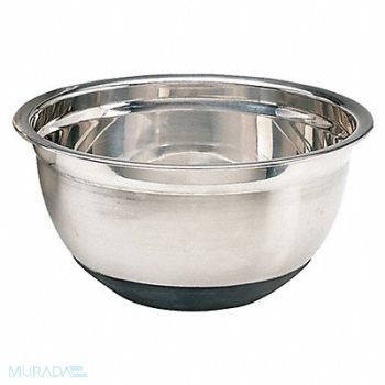 CRESTWARE Mixing Bowl Stainless Steel 3 qt., 21D721