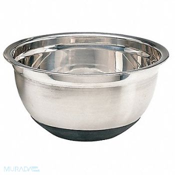 CRESTWARE Mixing Bowl Stainless Steel 5 qt., 21D723
