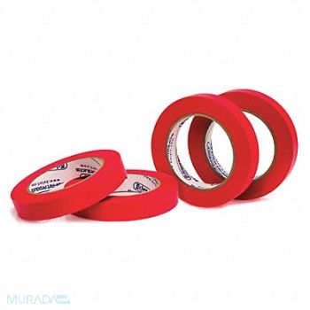 SP SCIENCEWARE Label Tape Red 3/4 in PK4, 21DF48